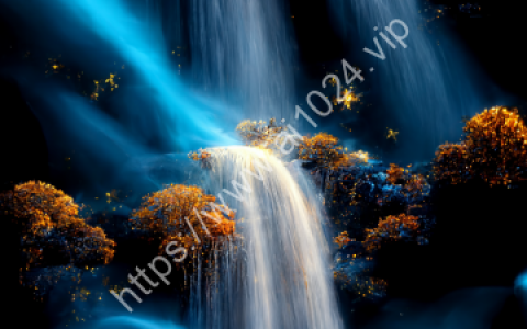 Beautiful Pictures, Beautiful Colorful Stars Great Waterfall, Dark Blue, Smoke Stars, Romantic Stars, Romantic Glowing particles, Romantic glowing creatures, Magic Halo, Magic clouds, dream mystery, romantic waterfalls, Soft Light, 8k, 8 km, Ultra HD, picture real, lucky digital rendering, dark blue landscape photographyHD --ar 9:16