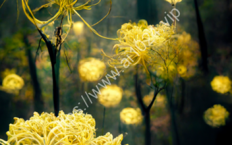 Lycoris recoil, Japanese animation, multiple exposures, yellow spider chrysanthemum, Tokyo forest, super detail, long exposure, dramatic light, 8K,HD --ar 9:16