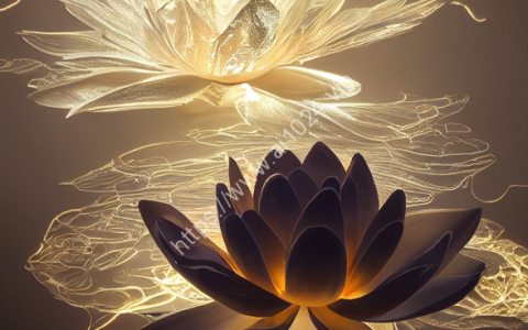 Through high-definition CG, black lotus blooms on lightning, golden lightning, light effect, 8K, ultra-high-definition, blizzard-style art trend, luminous fog and luminous volume lighting,Volumetric light --ar 9:16 --test --creative --upbeta