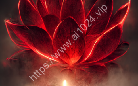 Through high definition CG, black big lotus in light red fire, Lightning,Light Effects, 8K, Ultra HD, Blizzard style art trends,Luminous fog luminous ，volume lightVolumetric light --ar 9:16