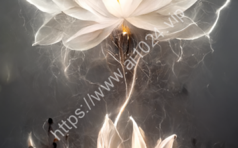 Through high definition CG, black big lotus in light white fire, Lightning,Light Effects, 8K, Ultra HD, Blizzard style art trends,Luminous fog luminous ，volume lightVolumetric light --ar 9:16